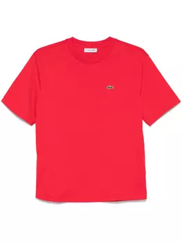 Lacoste футболка с круглым вырезом, красный