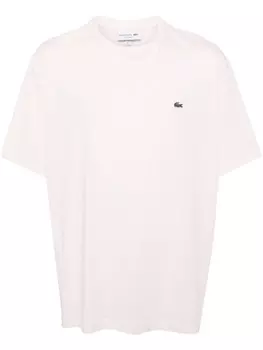 Lacoste футболка с логотипом, розовый