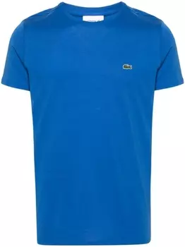 Lacoste футболка с нашивкой-логотипом, синий