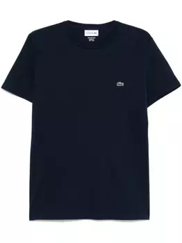 Lacoste футболка с нашивкой, синий