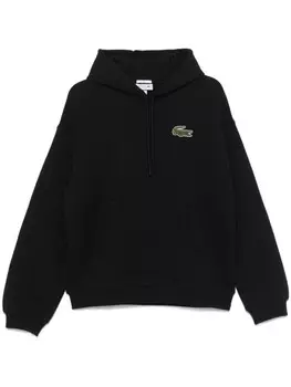 Lacoste худи с нашивкой, черный