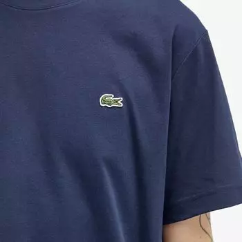 Lacoste Классическая хлопковая футболка, синий