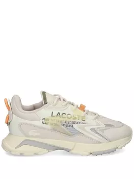 Lacoste кроссовки с тисненым логотипом, белый