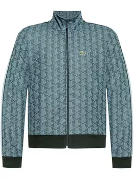 Lacoste куртка с монограммным узором, зеленый