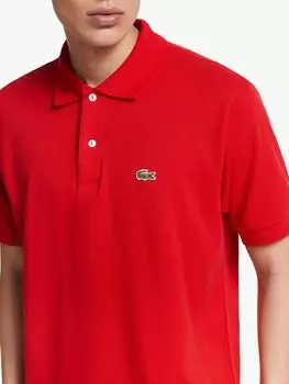 Lacoste L.12.12 Классическая рубашка-поло с короткими рукавами стандартного кроя, Rogue