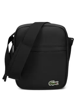 Lacoste маленькая сумка через плечо на молнии, черный