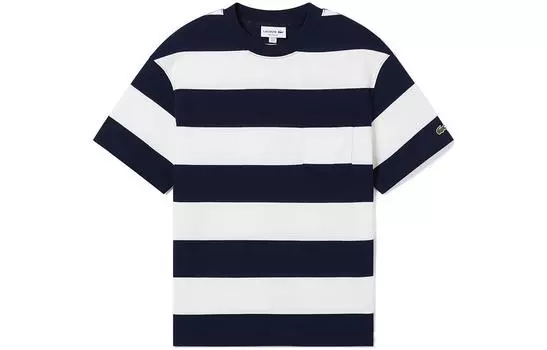 LACOSTE Мужская футболка, цвет 522/White/Navy color-blocking