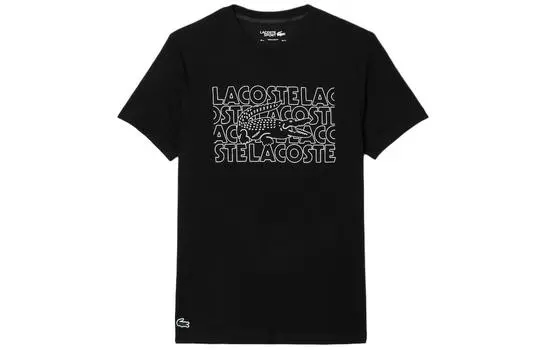 LACOSTE Мужская футболка, цвет Black