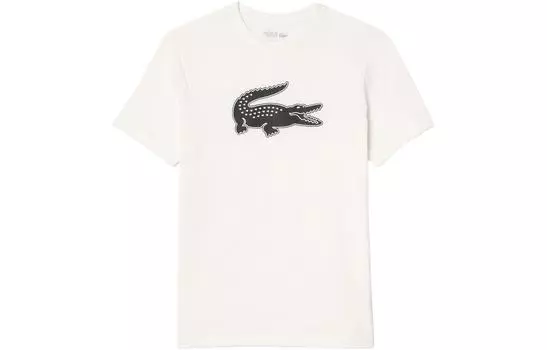 LACOSTE Мужская футболка, цвет Black/White