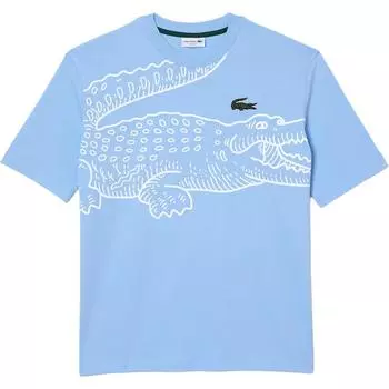 LACOSTE Мужская футболка, цвет Blue