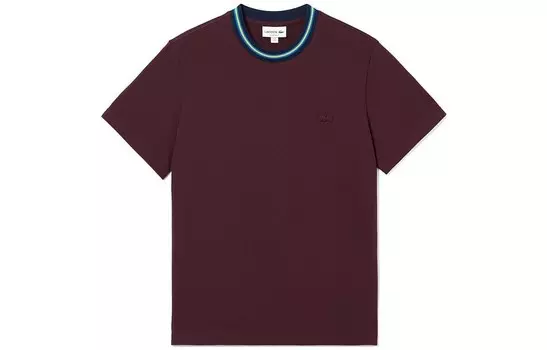 LACOSTE Мужская футболка, цвет Burgundy burgundy YUP