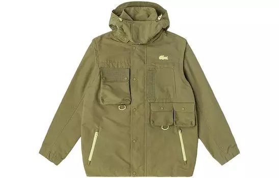 LACOSTE Мужская куртка, цвет Army Green