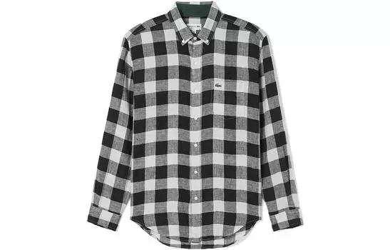 LACOSTE Мужская рубашка, цвет Black