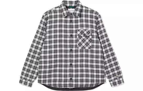 LACOSTE Мужская рубашка, цвет Black/White Checked