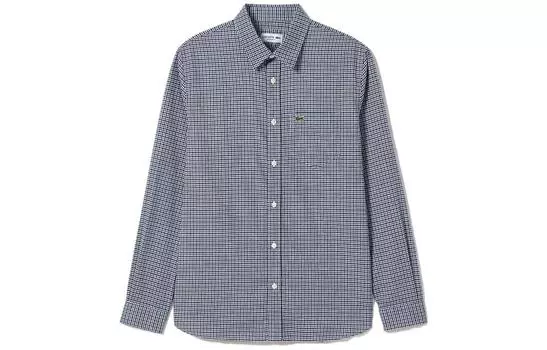 LACOSTE Мужская рубашка, цвет Blue