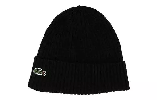 LACOSTE Мужская шапка-бини, Black