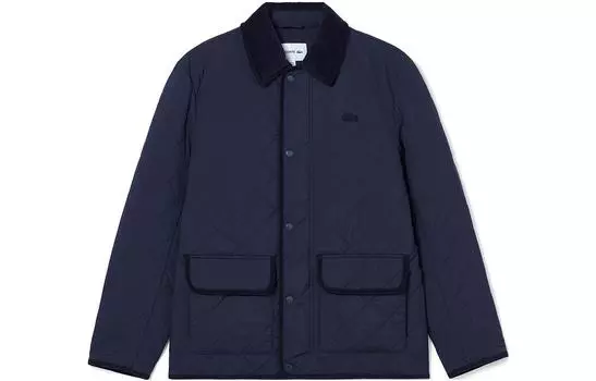 LACOSTE Мужская стеганая куртка, цвет 166/ navy blue