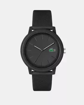 Lacoste мужские часы 12.12 2011171 черный силикон, черный