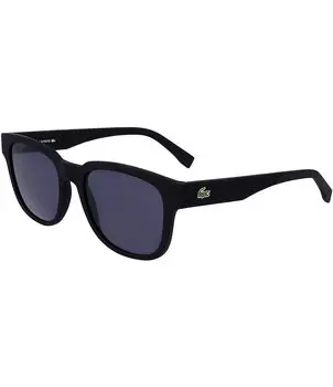 Lacoste Мужские прямоугольные солнцезащитные очки L982S 53 мм, черный