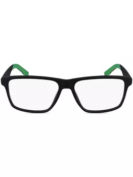 Lacoste очки в геометричной оправе, черный