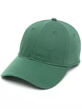 Lacoste однотонная бейсболка, зеленый