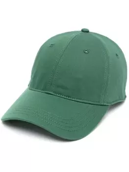 Lacoste однотонная бейсболка, зеленый