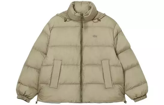 LACOSTE Пуховик унисекс хаки