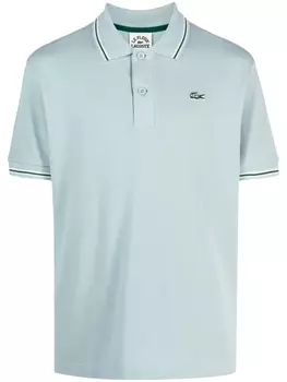 Lacoste рубашка поло из коллаборации с Le Fleur, серый