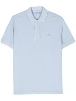 Lacoste рубашка поло из ткани пике с логотипом, синий