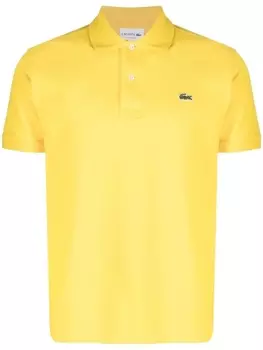 Lacoste рубашка поло L.12.12 с вышитым логотипом, желтый