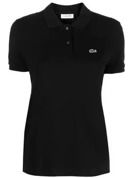 Lacoste рубашка поло с короткими рукавами, черный