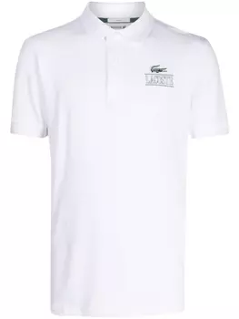 Lacoste рубашка поло с короткими рукавами и логотипом, белый