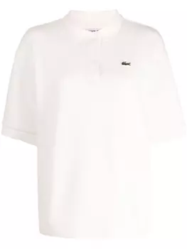 Lacoste рубашка поло с логотипом, белый