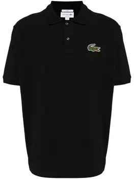 Lacoste рубашка поло с логотипом, черный