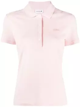 Lacoste рубашка поло с логотипом, розовый