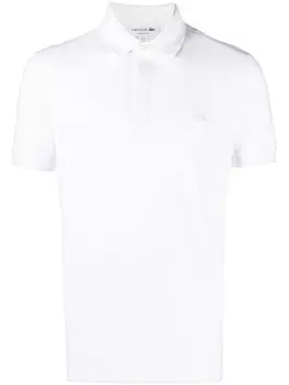 Lacoste рубашка поло с нашивкой-логотипом, белый