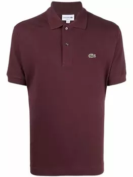 Lacoste рубашка поло с нашивкой-логотипом, красный