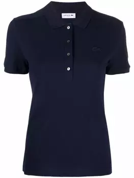 Lacoste рубашка поло с нашивкой-логотипом, синий