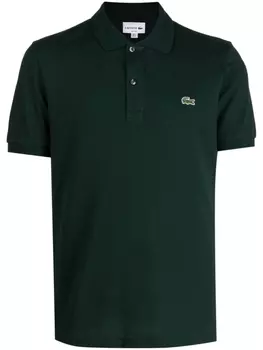 Lacoste рубашка поло с нашивкой-логотипом, зеленый