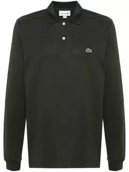 Lacoste рубашка поло с нашивкой-логотипом, зеленый