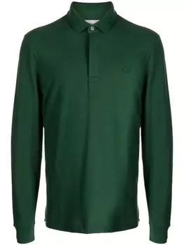 Lacoste рубашка поло с нашивкой-логотипом, зеленый