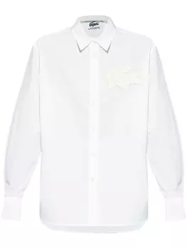 Lacoste рубашка с логотипом, белый