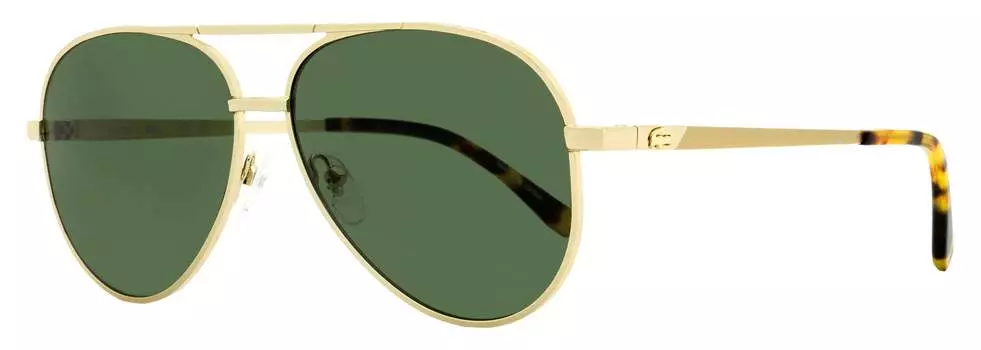 Lacoste Солнцезащитные очки-пилоты унисекс L233SP цвет 714 Золото/Гавана 60мм