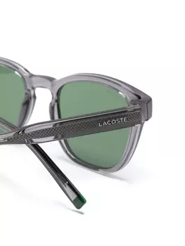 Lacoste солнцезащитные очки в квадратной оправе, серый