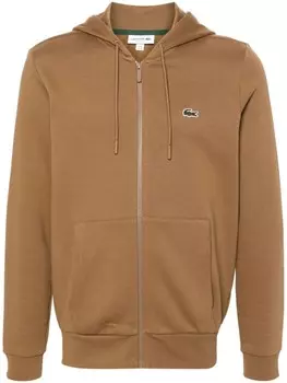 Lacoste спортивная куртка с нашивкой-логотипом, коричневый