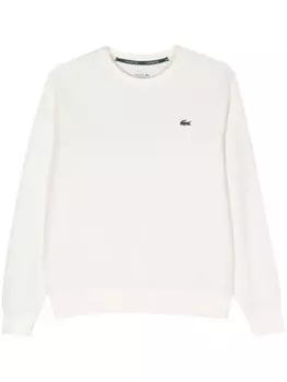 Lacoste толстовка из джерси с нашивкой Crocodile, белый