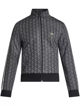 Lacoste толстовка на молнии с монограммой Paris, черный