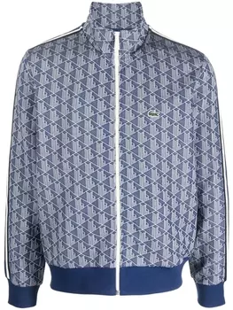 Lacoste толстовка с длинными рукавами и монограммой, синий
