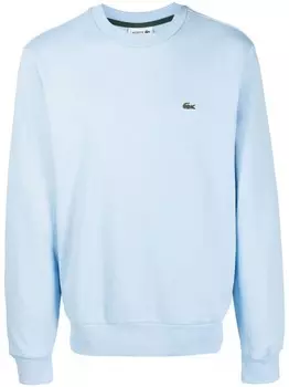 Lacoste толстовка с круглым вырезом и логотипом, синий