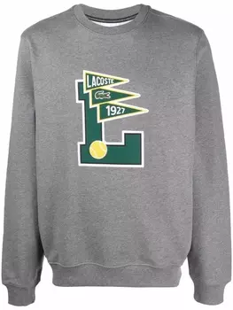 Lacoste толстовка с логотипом, серый